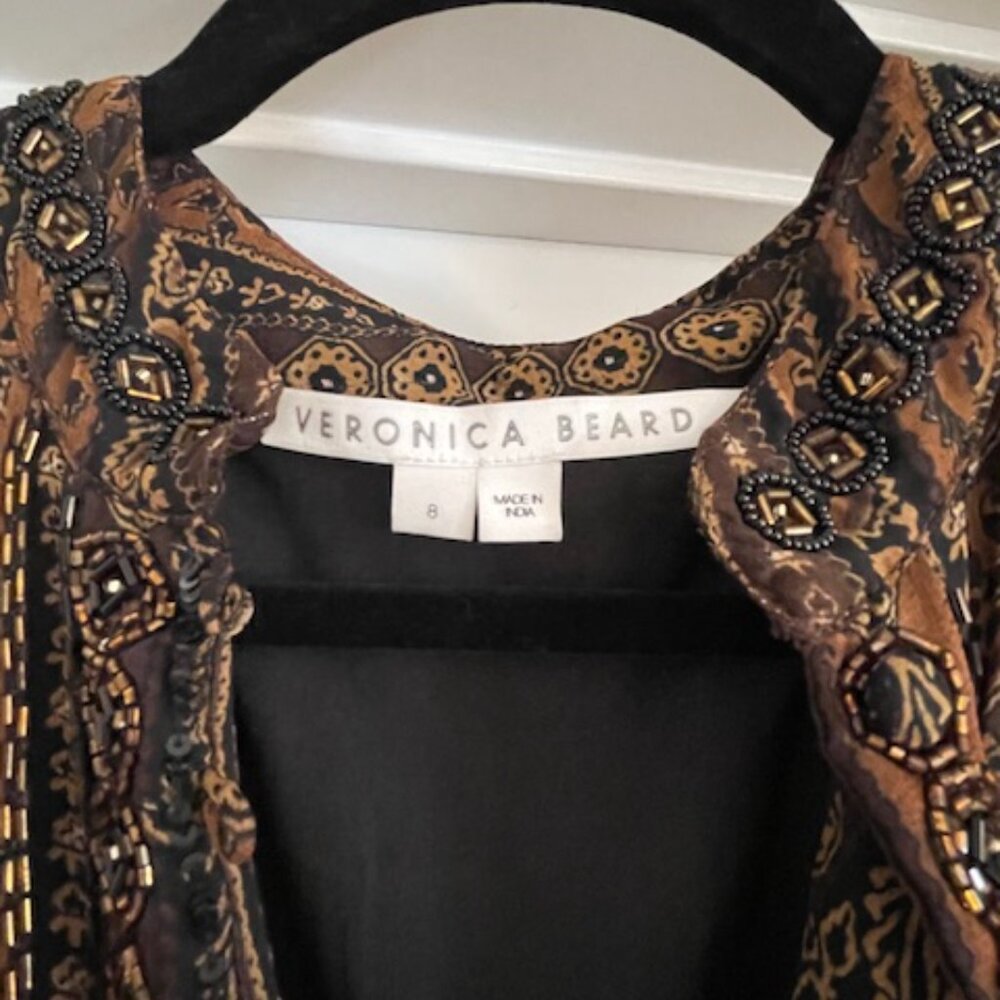 Veronica Beard beaded Borrelli dress size 8 - Originally $898 - Picture 5 of 10